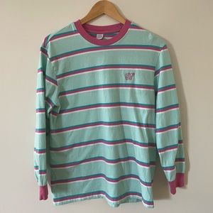 Striped long sleeve tee